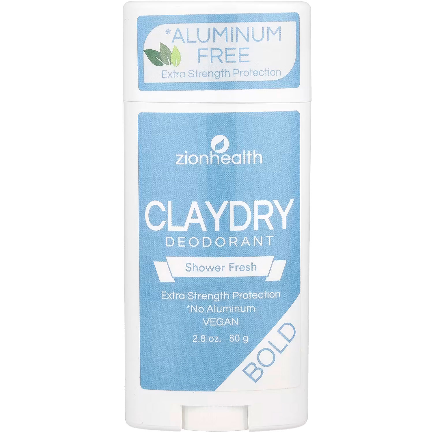 

Дезодорант Zion Health Claydry Deodorant Shower Fresh стик, 80 г, Claydry Deodorant