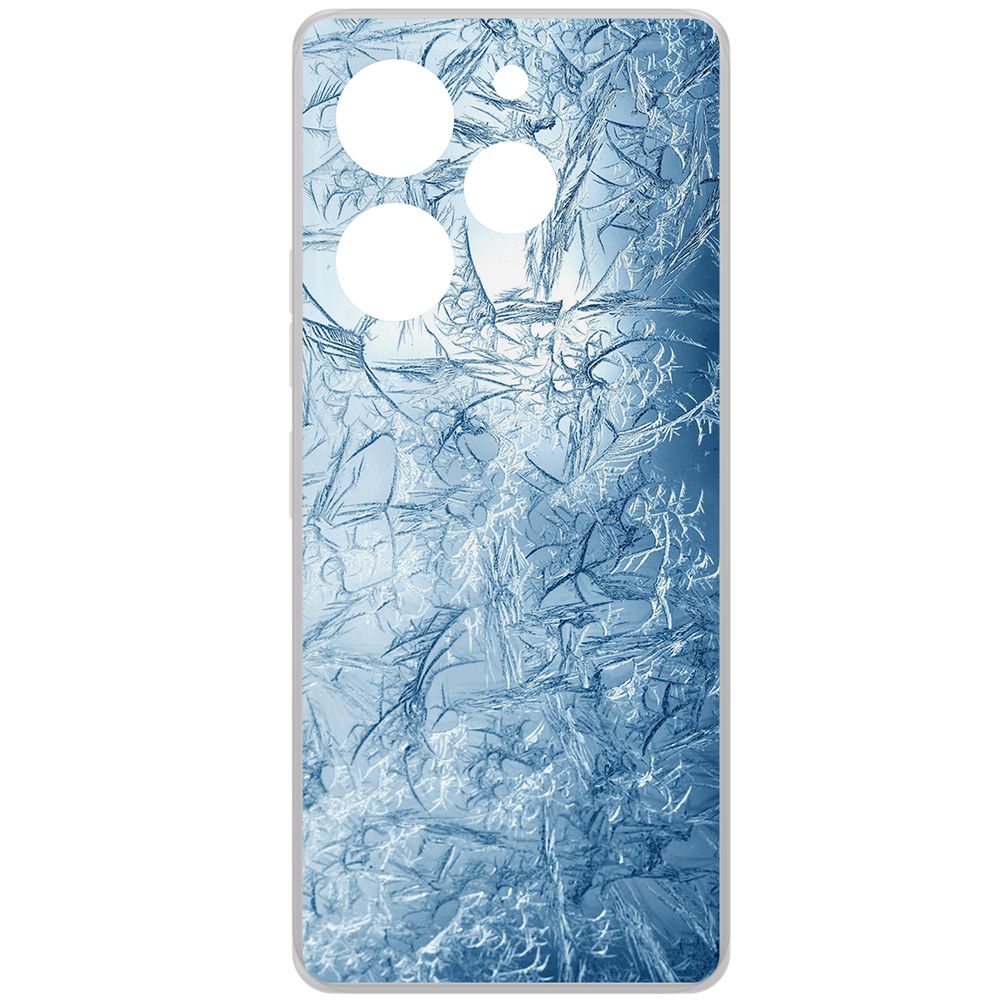 

Чехол-накладка Krutoff Clear Case Лед для TECNO Pova 6 Pro, Прозрачный