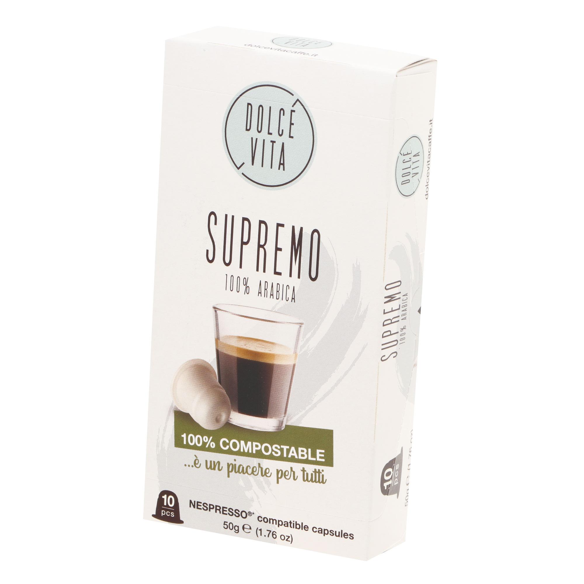 

Кофе Dolce Vita Supremo в капсулах 5 г х 10 шт