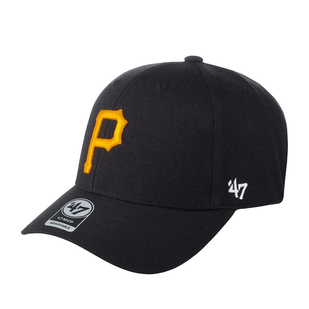 Бейсболка унисекс 47 BRAND BCWS-SUMVP20WBP Pittsburgh Pirates MLB черная, one size