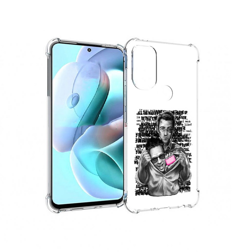 

Чехол MyPads Tocco для Motorola Moto G71 бойцовский клуб (PT227080.353.242), Прозрачный, Tocco