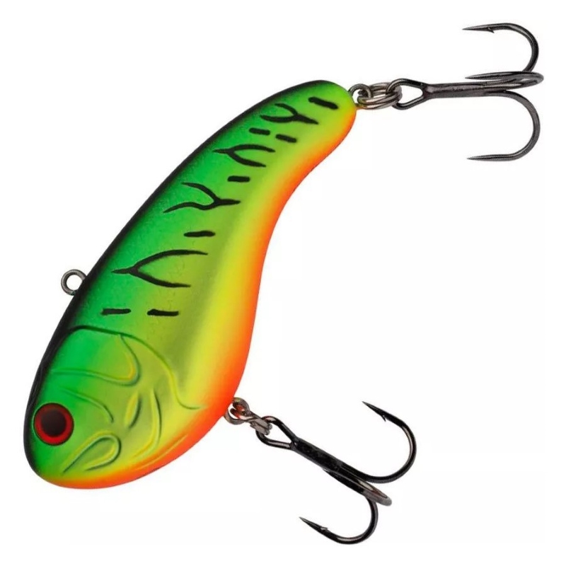 

Раттлин Berkley "Flatt Shad" FS-066-XH-UVT UVTiger, Желтый;зеленый;красный, Flatt Shad
