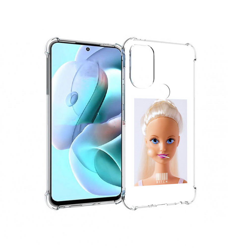 

Чехол MyPads Tocco для Motorola Moto G71 барби (PT227080.353.226), Прозрачный, Tocco