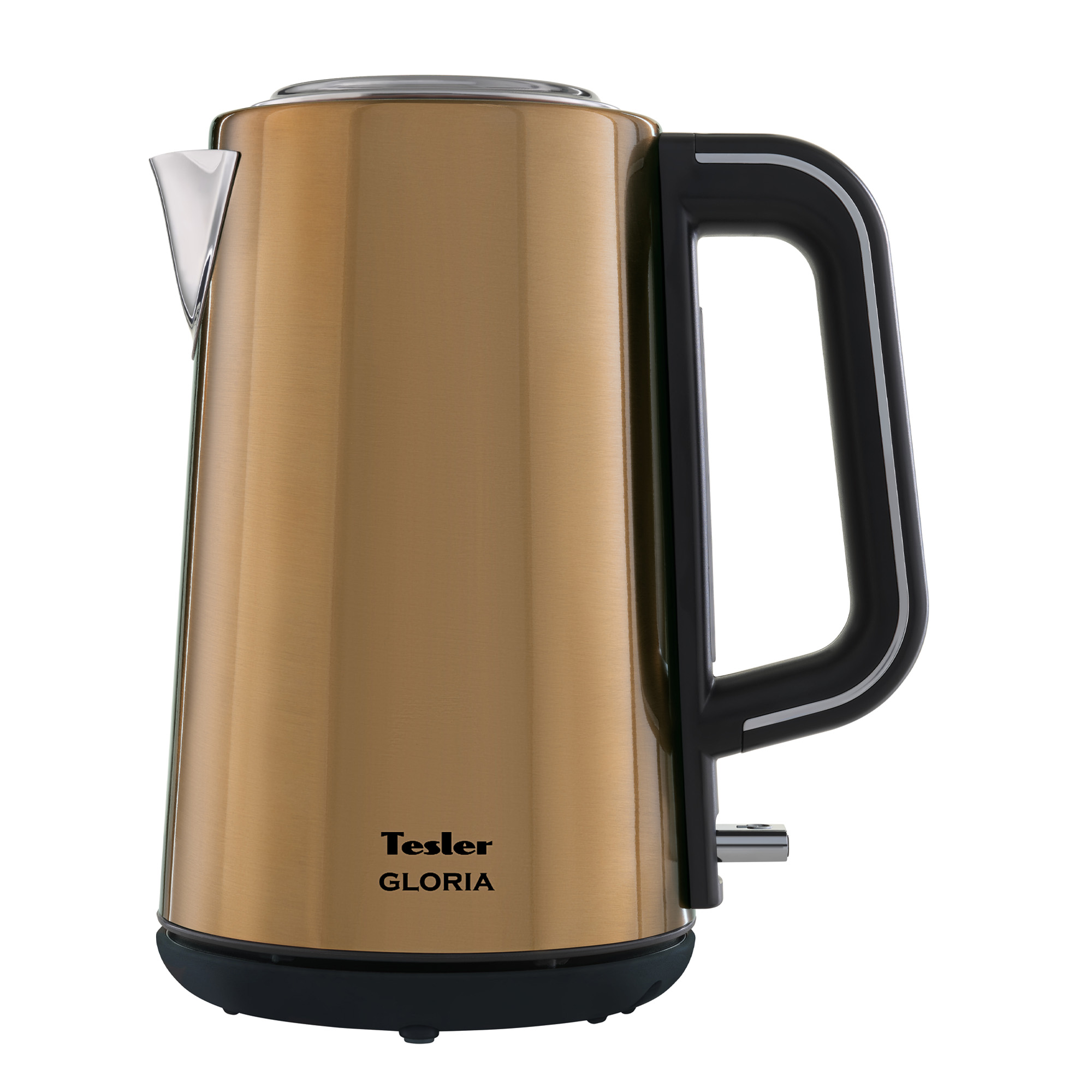 фото Чайник электрический tesler kt-1710 bronze 1.7 л gold