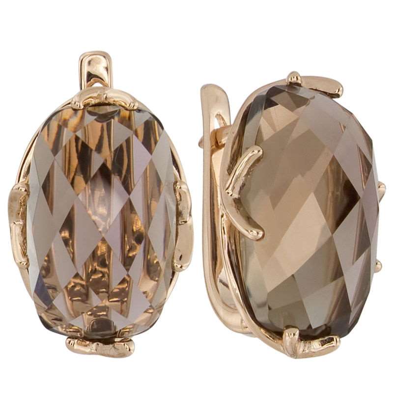 

Серьги из красного золота с раухтопазом ALORIS Серьги 1464Р, Серьги 1464Р