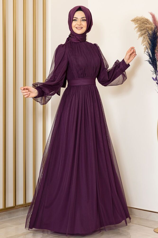 

Платье мусульманское Fashion Showcase Design FSC2079 фиолетовое 44 (доставка из-за рубежа), FSC2079-MOR