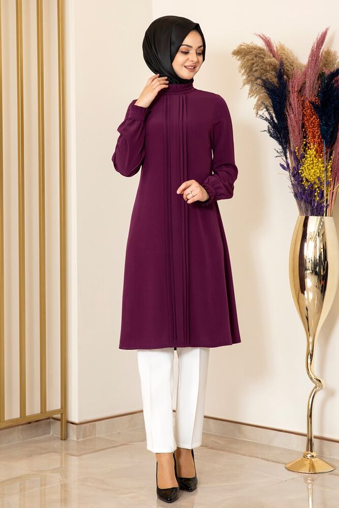 

Туника женская Fashion Showcase Design FSC2070-MRD фиолетовая 38 (доставка из-за рубежа), FSC2070-MRD