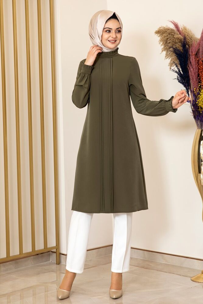 

Туника женская Fashion Showcase Design FSC2070-HAK зеленая 38 EU (доставка из-за рубежа), FSC2070-HAK