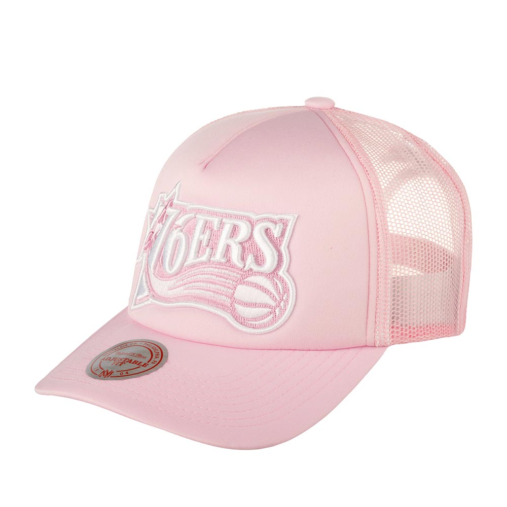 Бейсболка унисекс Mitchell&Ness 5HSSLD21130-P76PINK Philadelphia 76Ers NBA розовая Китай розовый, размер one size