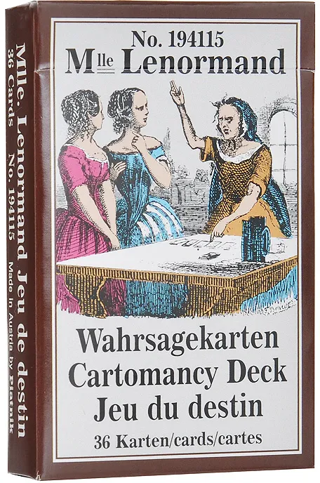 

Карты Таро Мадам Ленорман / Mlle. Lenormand Wahrsagekarten