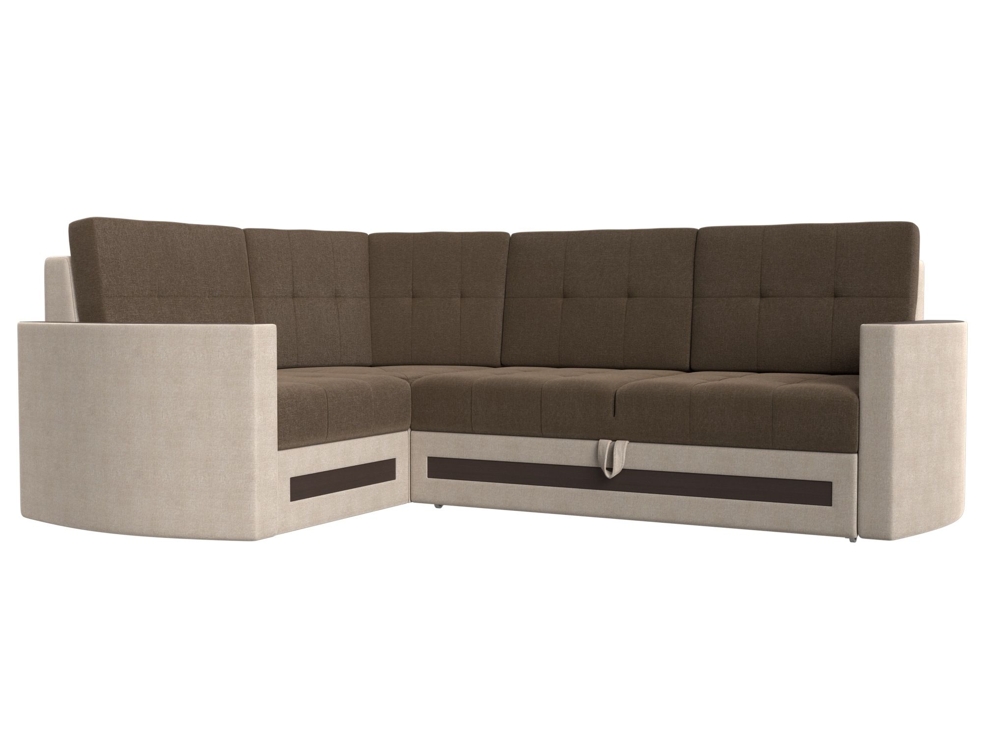 

Угловой диван Лига Диванов Белла левый угол 240х170х90 см, коричневый\бежевый, Угловой диван Белла левый угол