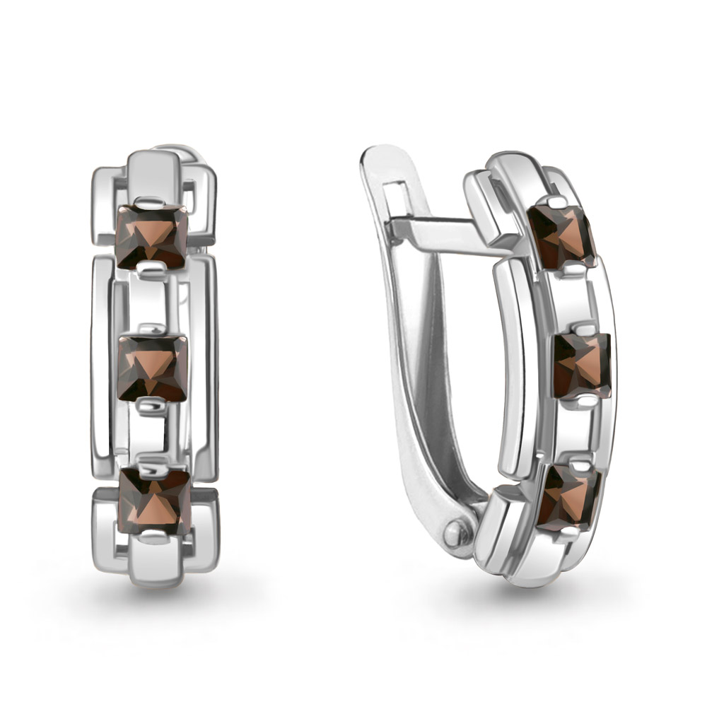 

Серьги из серебра с кварцем Aquamarine Aquamarine 4767001_925_р, 4767001_925_р