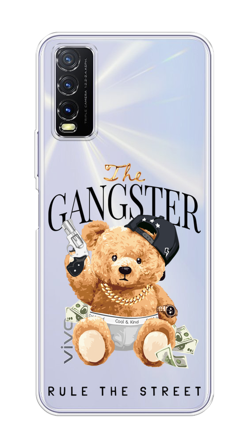 

Чехол на Vivo Y20 "The Gangster", Бежевый;серый;черный, 263650-6