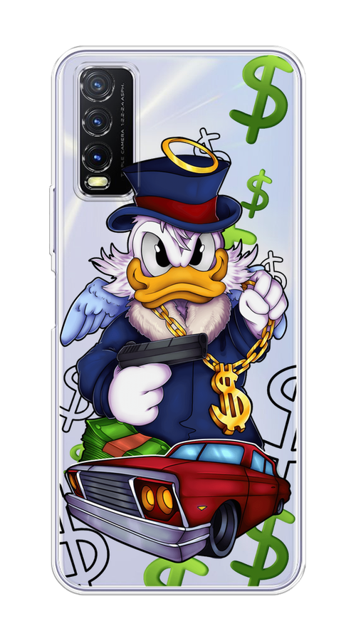 

Чехол на Vivo Y20 "Scrooge McDuck with a Gold Chain", Красный;синий;белый, 263650-6