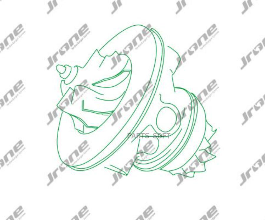 

Автозапчасть 1000-060-132 Картридж Турбины Tkp7C-6 JRONE 1000060132