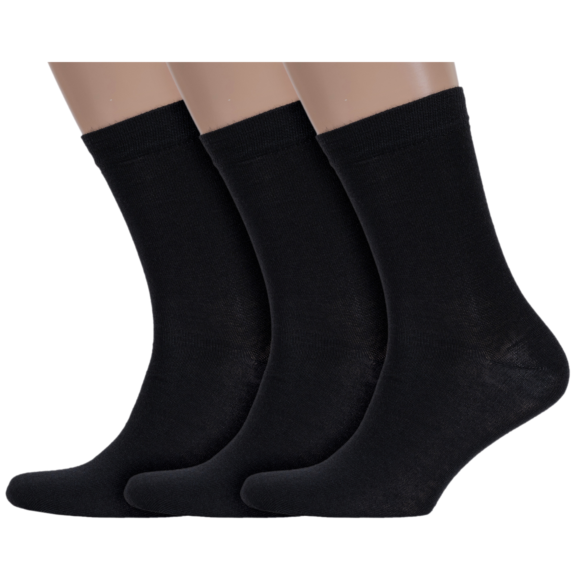 

Комплект носков мужских VASILINA 3-8С3195 черных 25, Черный, 3-8С3195