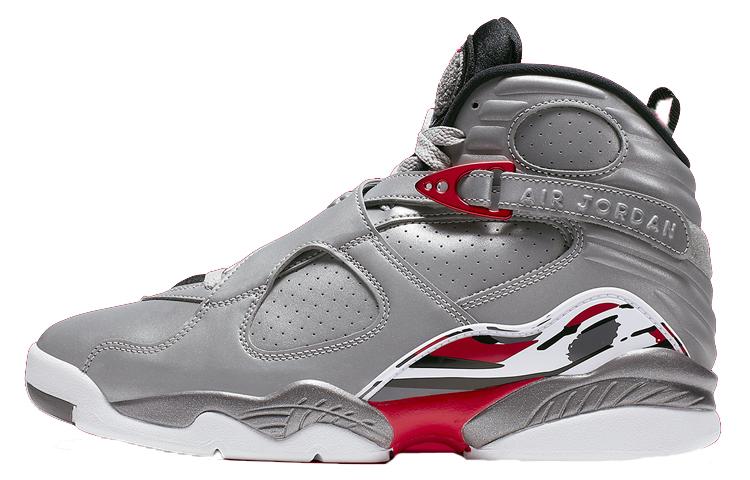 

Кроссовки унисекс Jordan Air Jordan 8 Retro Reflections of a Champion серые 44.5 EU, Серый, Air Jordan 8 Retro Reflections of a Champion