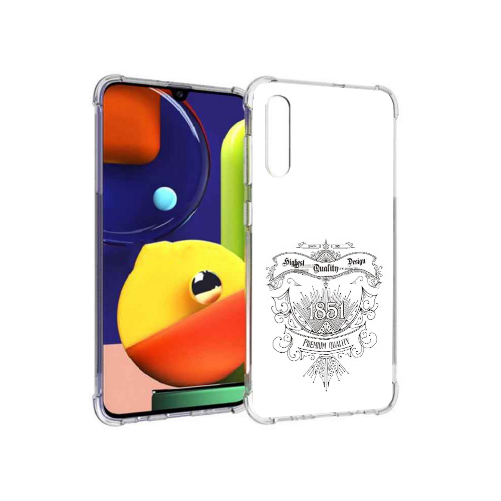 

Чехол MyPads Tocco для Samsung Galaxy A70 логотип 1851 год (PT128584.546.444), Прозрачный, Tocco