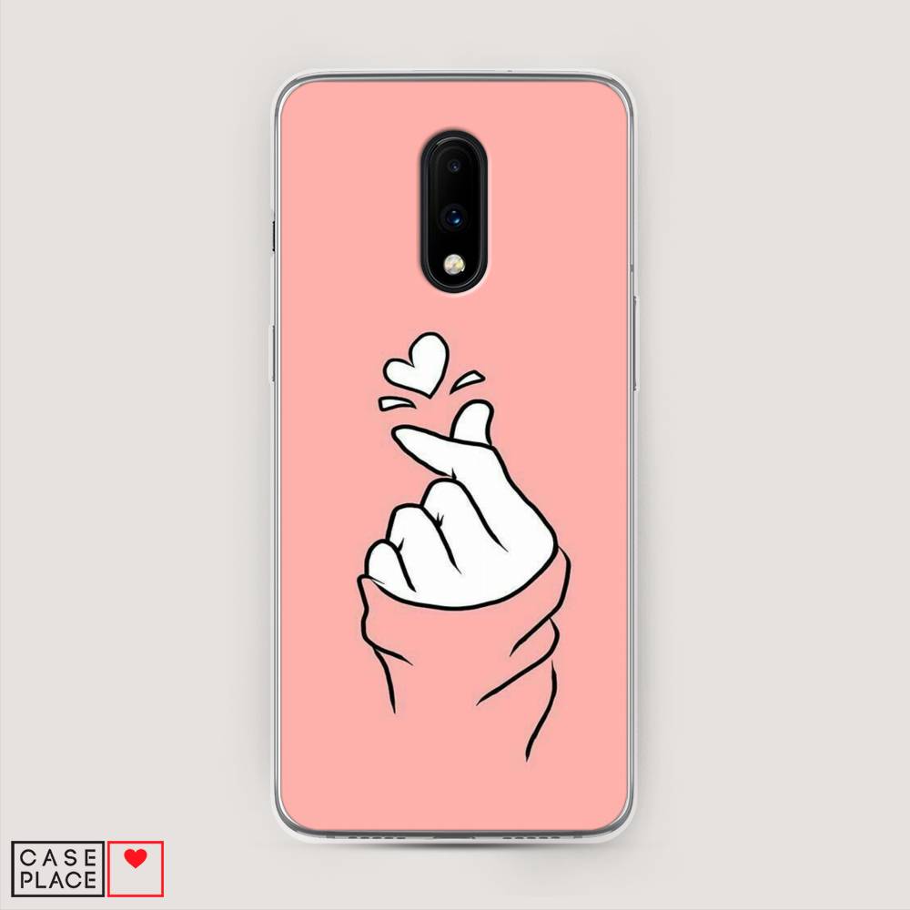 

Чехол Awog на OnePlus 7 / ВанПлас 7 "Любовь-щелк", Оранжевый, 150750-7