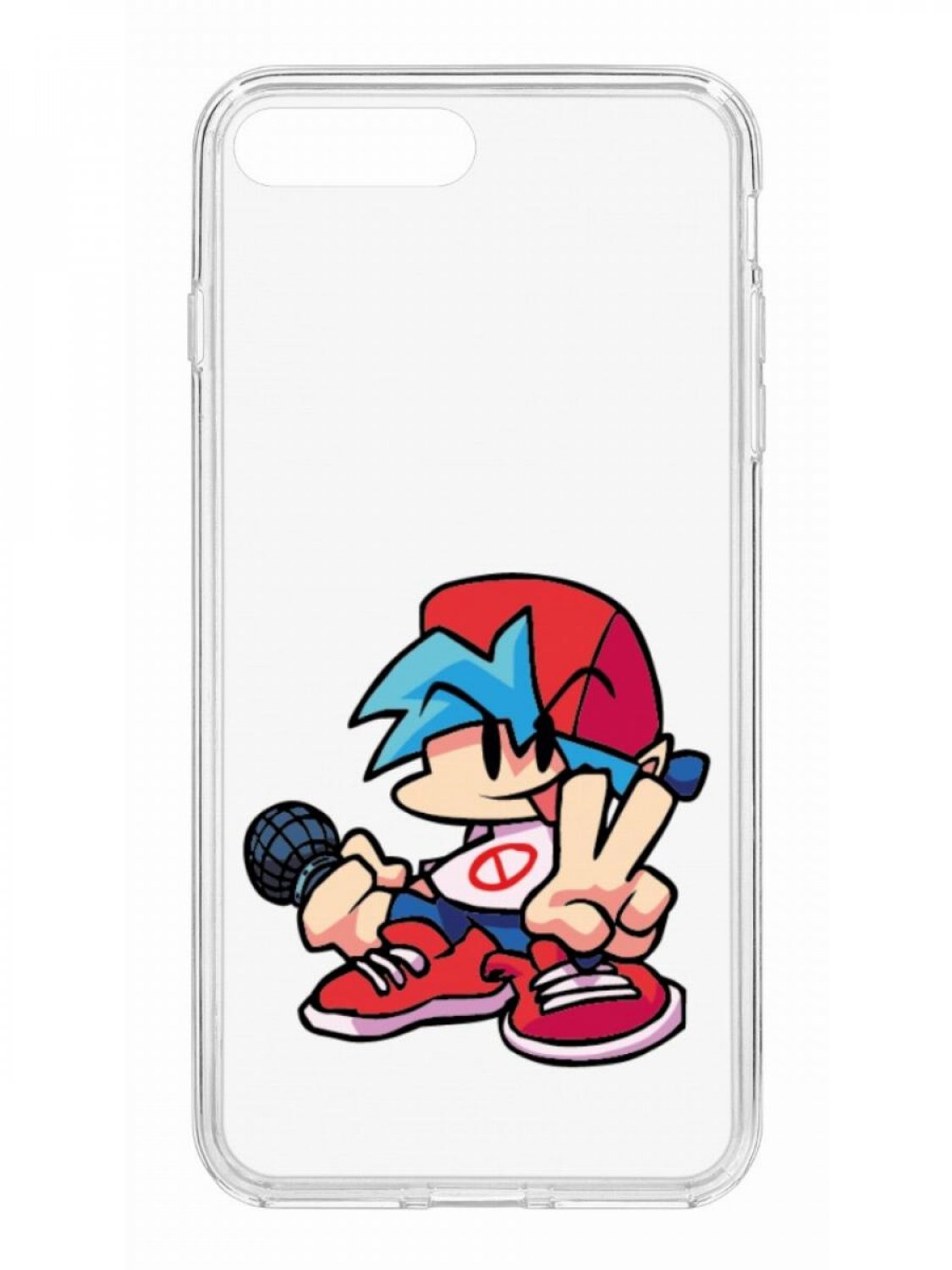 

Чехол для Apple iPhone 7 Plus /8 Plus КRUЧЕ Print Fox прозрачный с рисунком