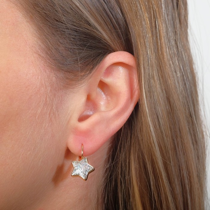 

Серьги каффы из бижутерного сплава Queen Fair 6961442, пластик