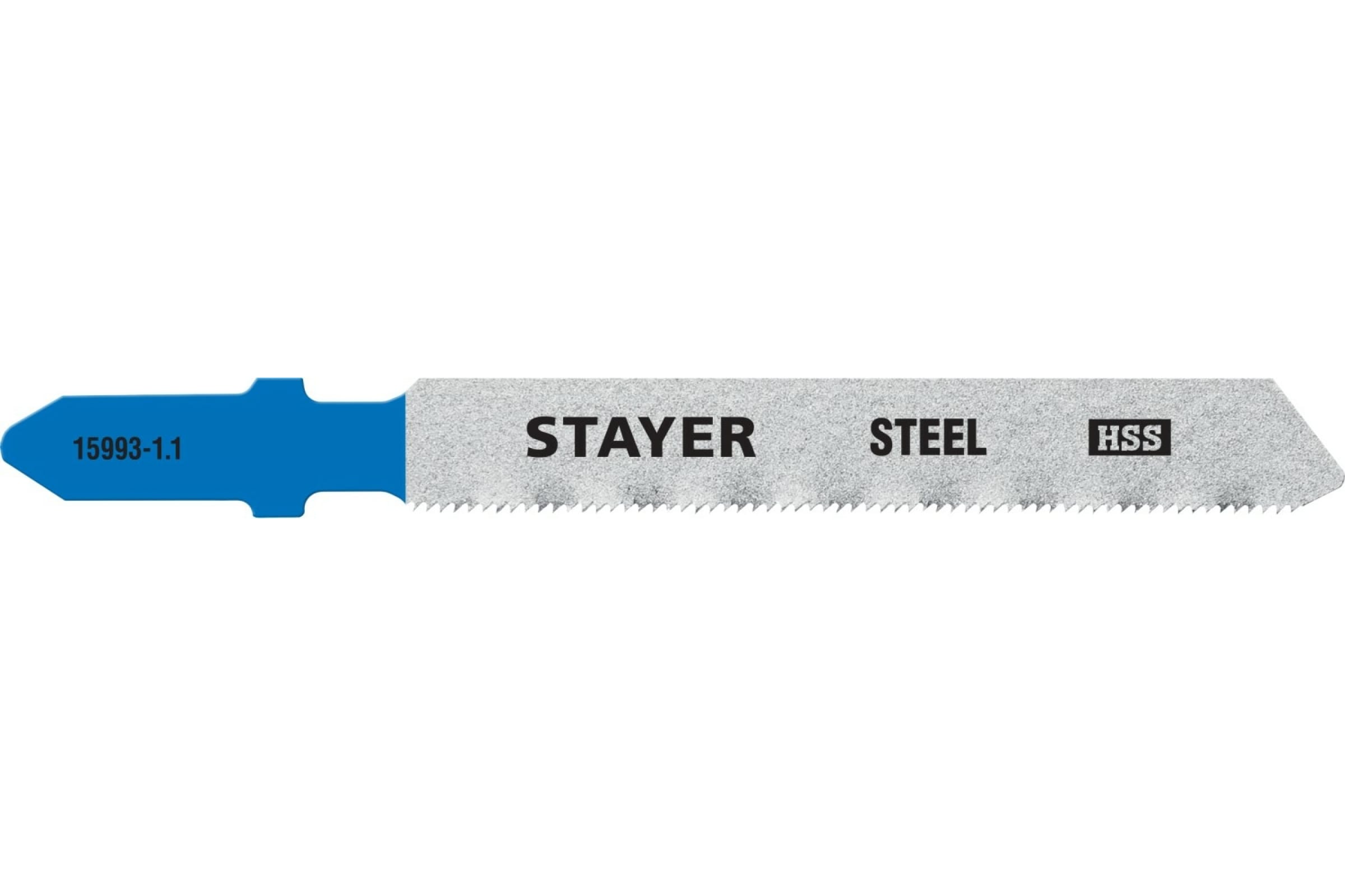 

STAYER T118G, полотна для лобзика, HSS сталь, по металлу, 2шт, Professional, 15993-1.1