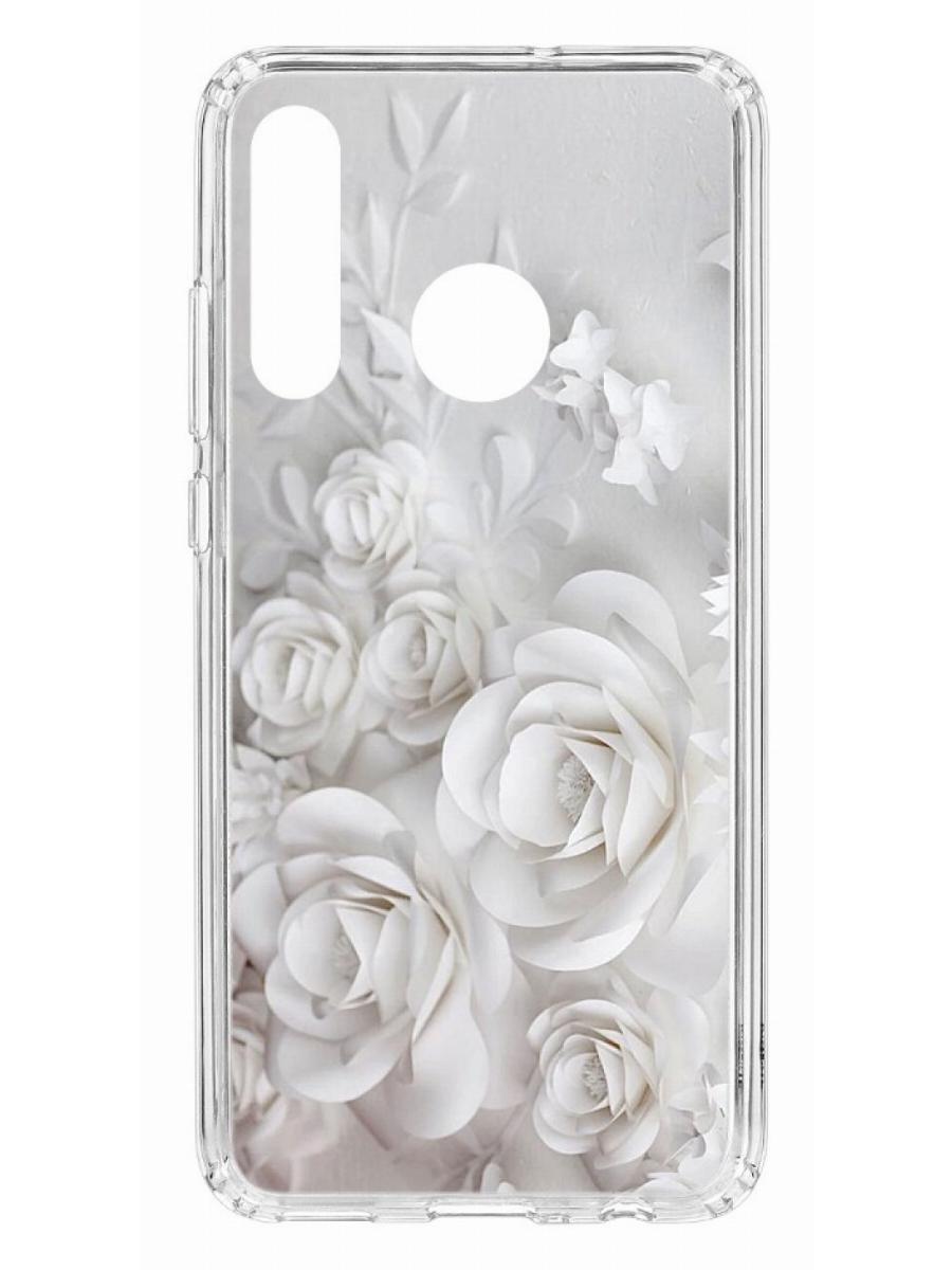 фото Чехол на huawei honor 10i kruche print white roses кruче