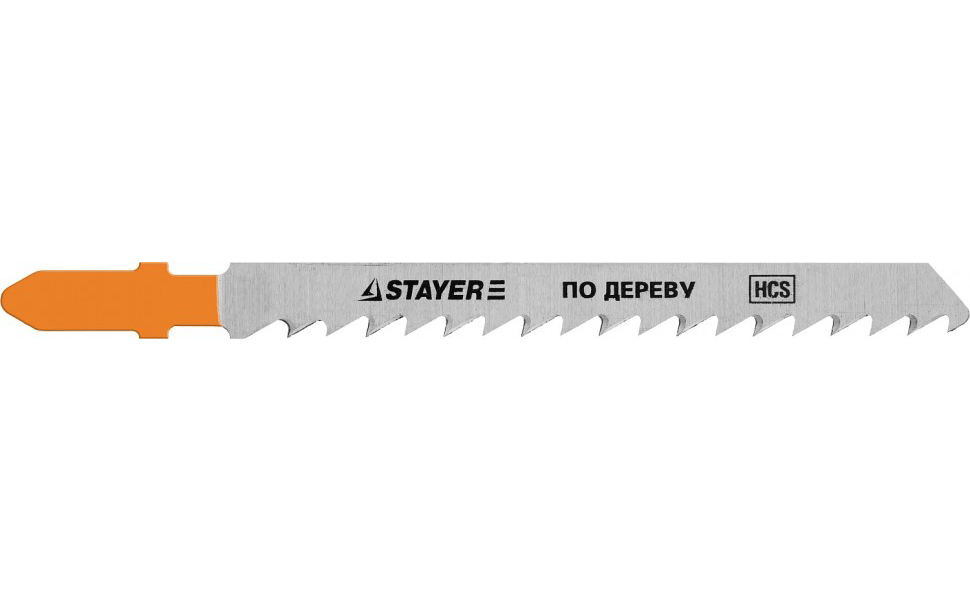 

STAYER T101D, полотна для эл/лобзика, HCS сталь, по дереву, 2шт, Professional, 15990-4