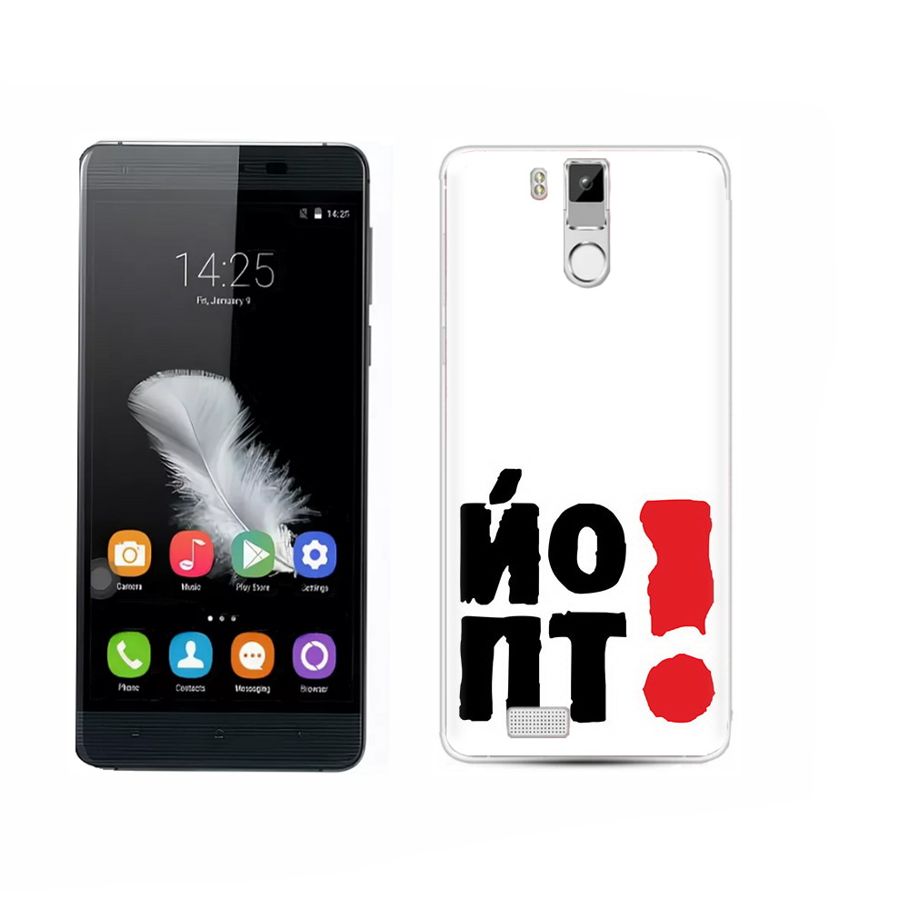 

Чехол MyPads Tocco для Oukitel K6000 Pro надписть абстракция, Прозрачный, Tocco