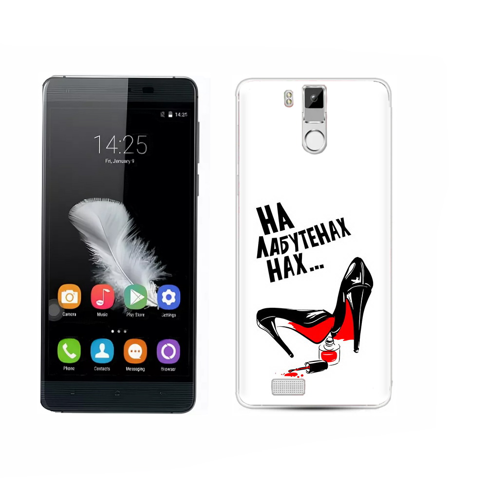

Чехол MyPads Tocco для Oukitel K6000 Pro на лабутенах, Прозрачный, Tocco