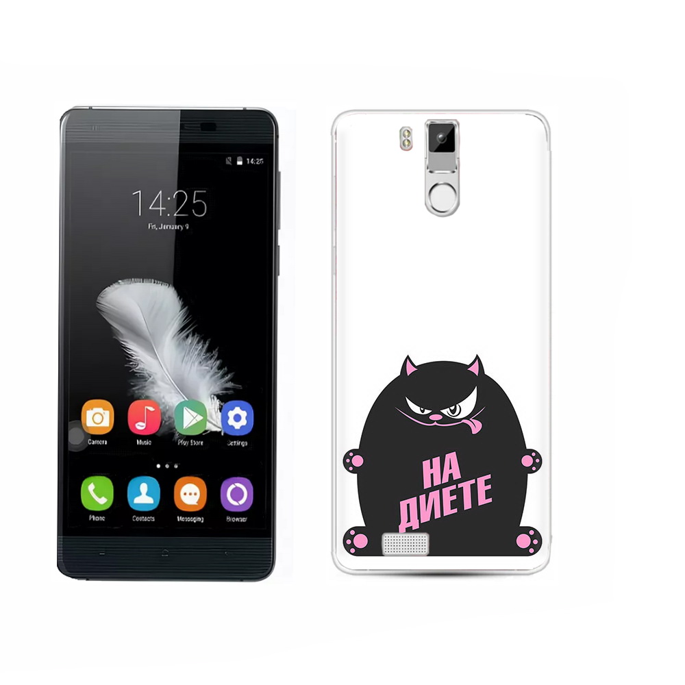 

Чехол MyPads Tocco для Oukitel K6000 Pro на диете, Прозрачный, Tocco