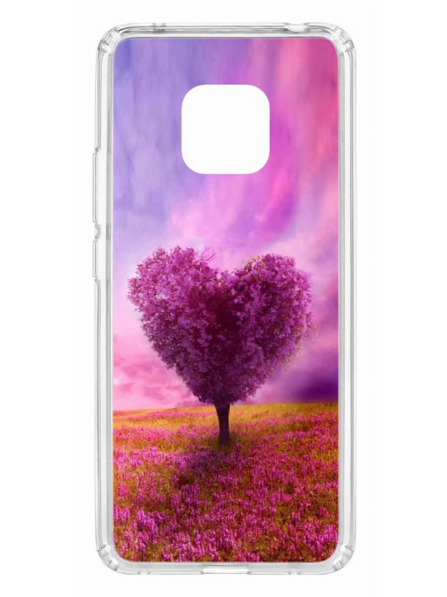 фото Чехол на huawei mate 20 pro kruche print pink heart кruче