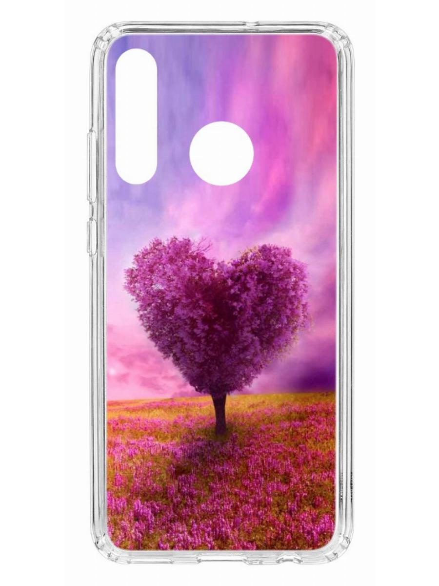 фото Чехол на huawei honor 10i kruche print pink heart кruче