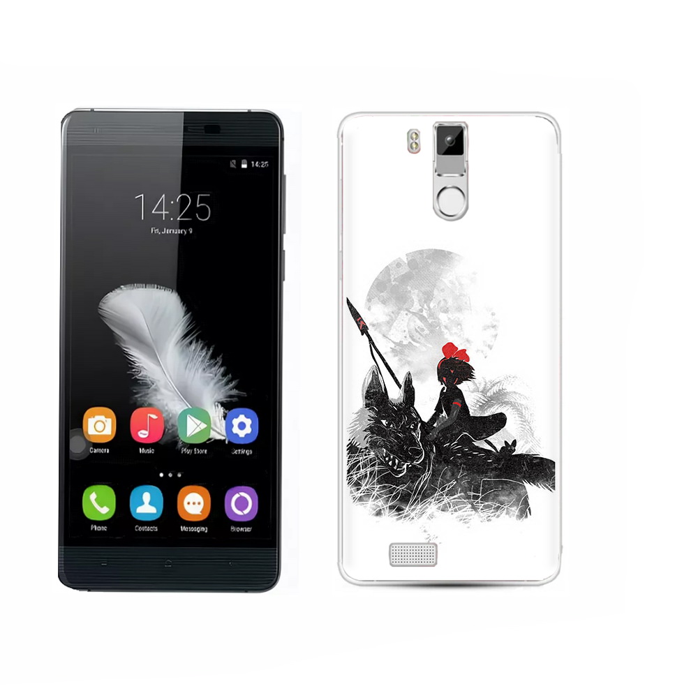 

Чехол MyPads Tocco для Oukitel K6000 Pro мононоке, Прозрачный, Tocco