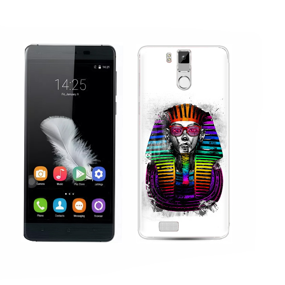 

Чехол MyPads Tocco для Oukitel K6000 Pro модная богиня, Прозрачный, Tocco