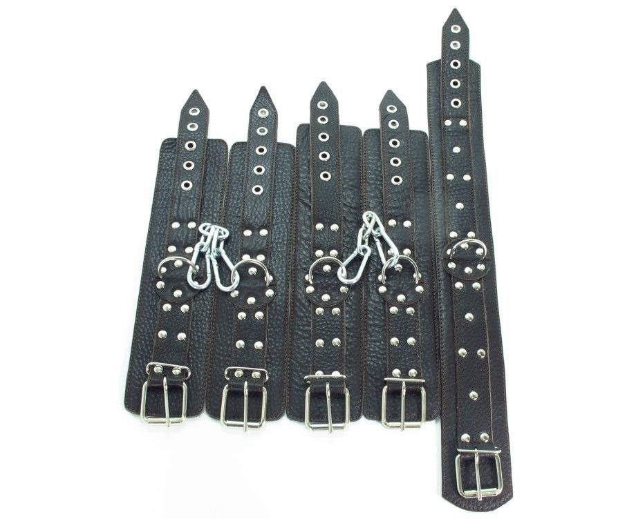 Набор фиксаторов BDSM Арсенал кожаный