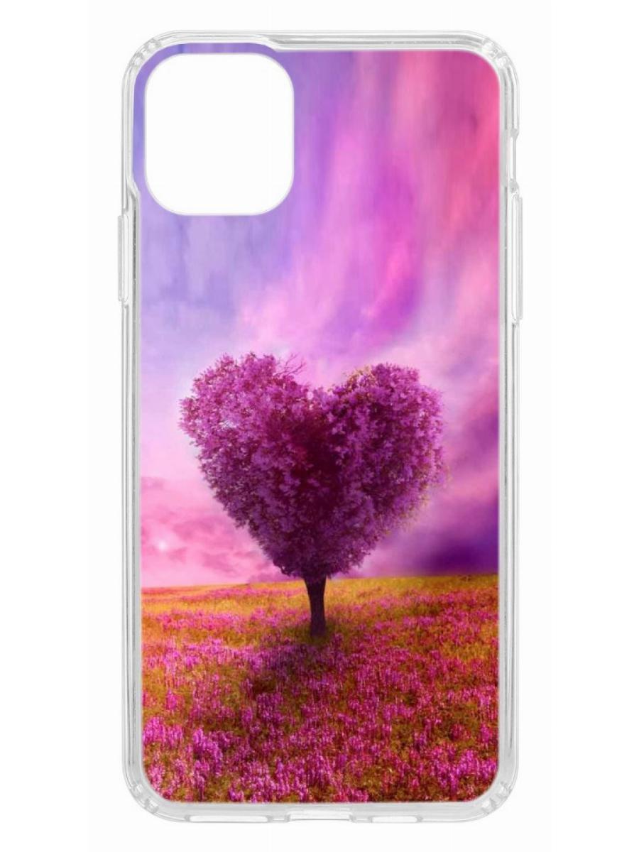 фото Чехол на apple iphone 11 pro max kruche print pink heart кruче