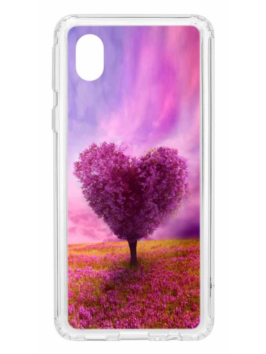 фото Чехол на samsung galaxy a01 core kruche print pink heart кruче