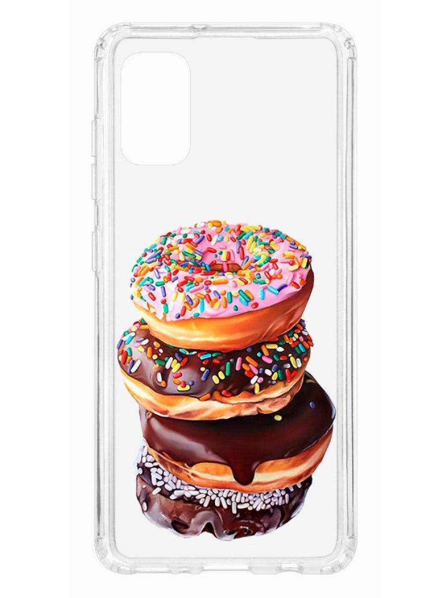 фото Чехол на samsung galaxy a41 kruche print donuts кruче