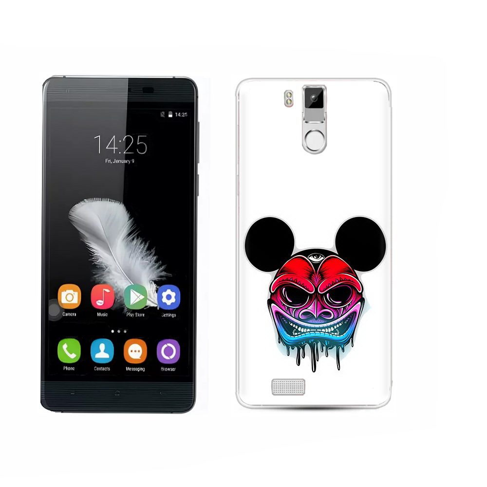 

Чехол MyPads Tocco для Oukitel K6000 Pro микки в маске, Прозрачный, Tocco