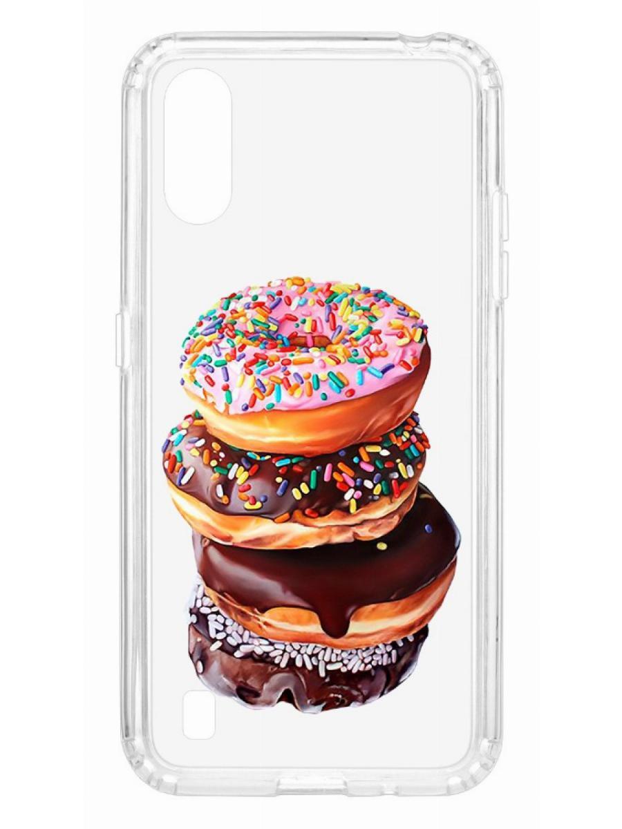 фото Чехол на samsung galaxy a01/a015 kruche print donuts кruче