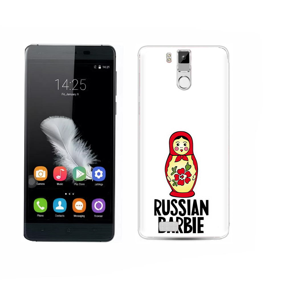 

Чехол MyPads Tocco для Oukitel K6000 Pro матрешка, Прозрачный, Tocco
