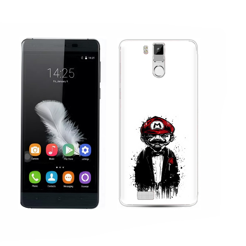 

Чехол MyPads Tocco для Oukitel K6000 Pro марио, Прозрачный, Tocco