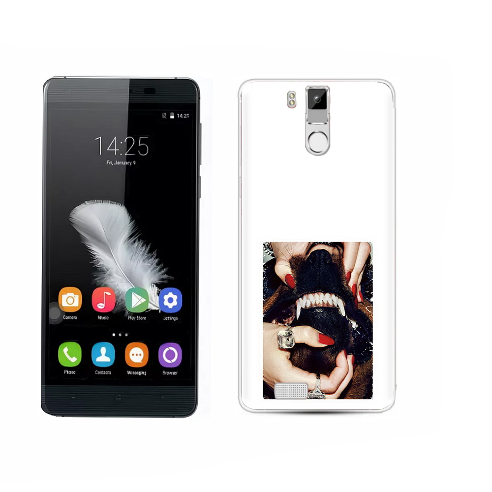 

Чехол MyPads Tocco для Oukitel K6000 Pro маникюр, Прозрачный, Tocco