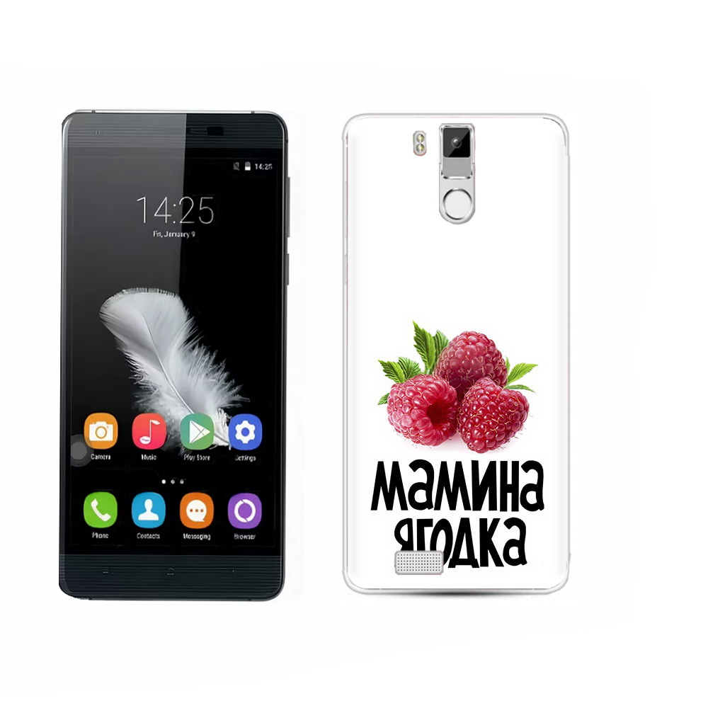 

Чехол MyPads Tocco для Oukitel K6000 Pro мамина ягодка, Прозрачный, Tocco