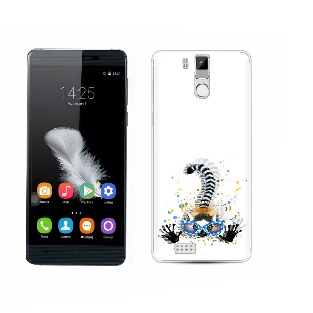 

Чехол MyPads Tocco для Oukitel K6000 Pro лямур, Прозрачный, Tocco