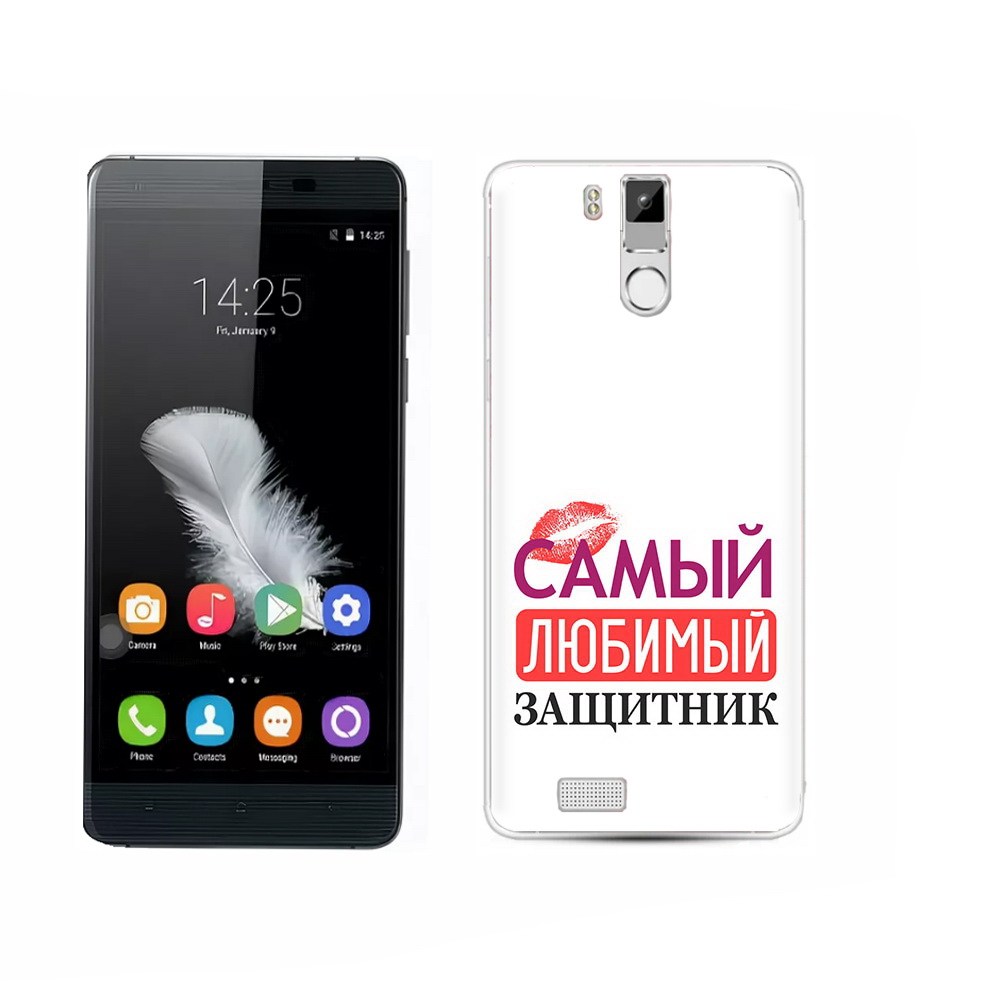 

Чехол MyPads Tocco для Oukitel K6000 Pro любимый защитник, Прозрачный, Tocco