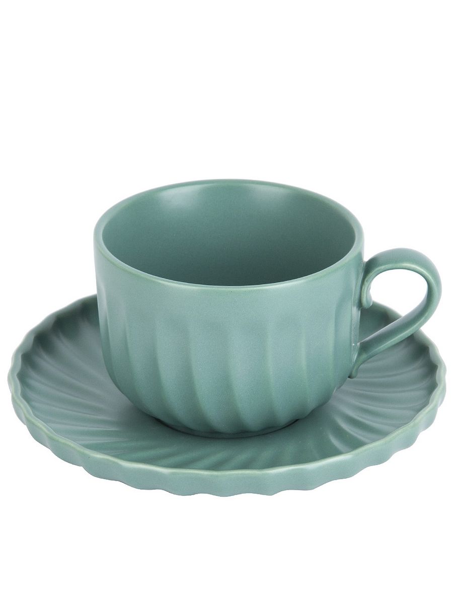 

Чайная пара Nouvelle Home Fresh Taste Dark green 220мл, Зеленый