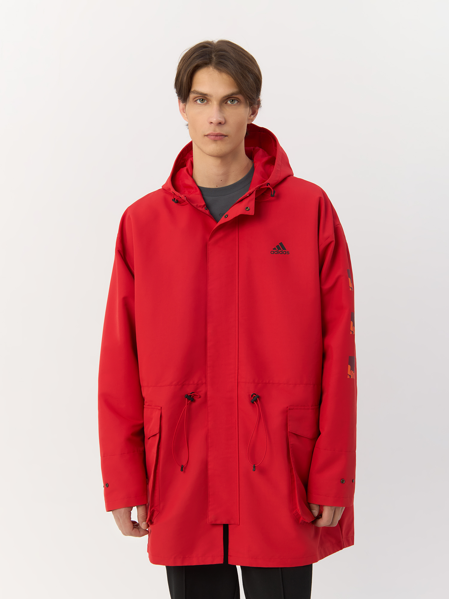 Куртка мужская Adidas Cny Top Jacket H37918 красная 52 RU