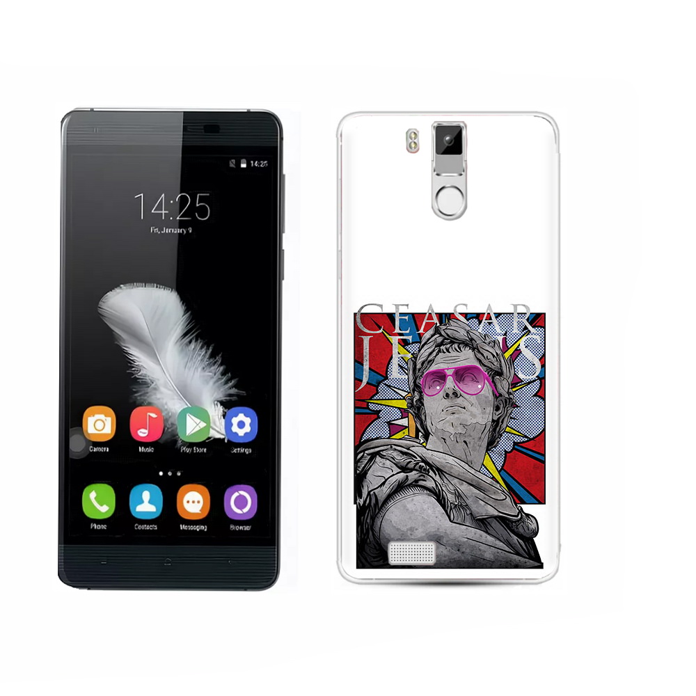 

Чехол MyPads Tocco для Oukitel K6000 Pro крутая статуя свободы, Прозрачный, Tocco